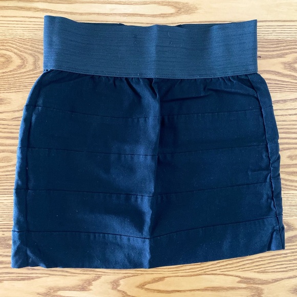 Mandee Black Mini-Skirt - Picture 1 of 3